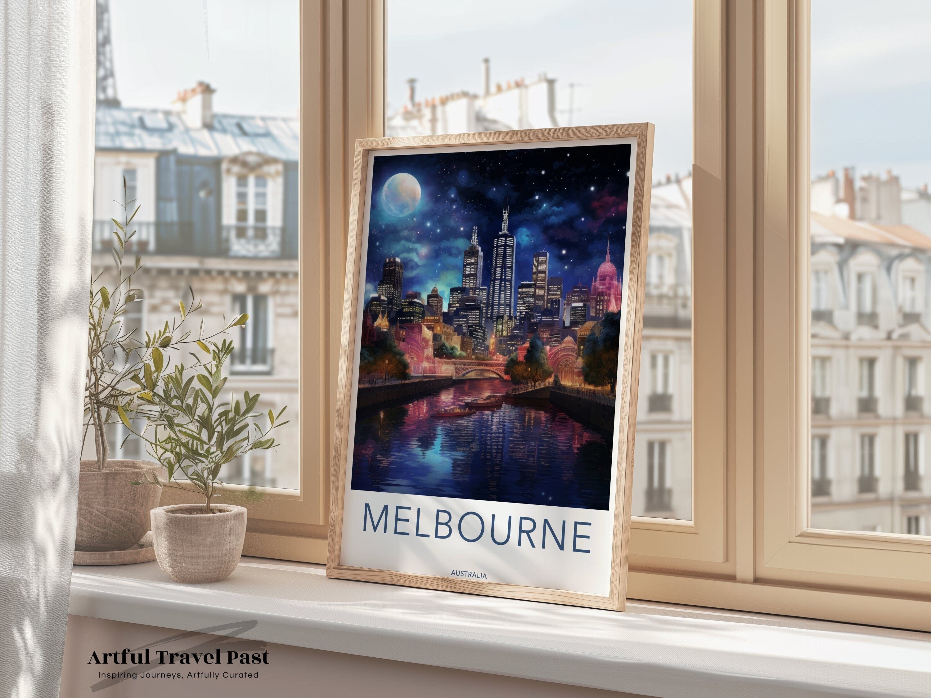 Melbourne Poster - Australia Wall Art