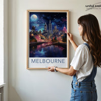 Melbourne Poster - Australia Wall Art