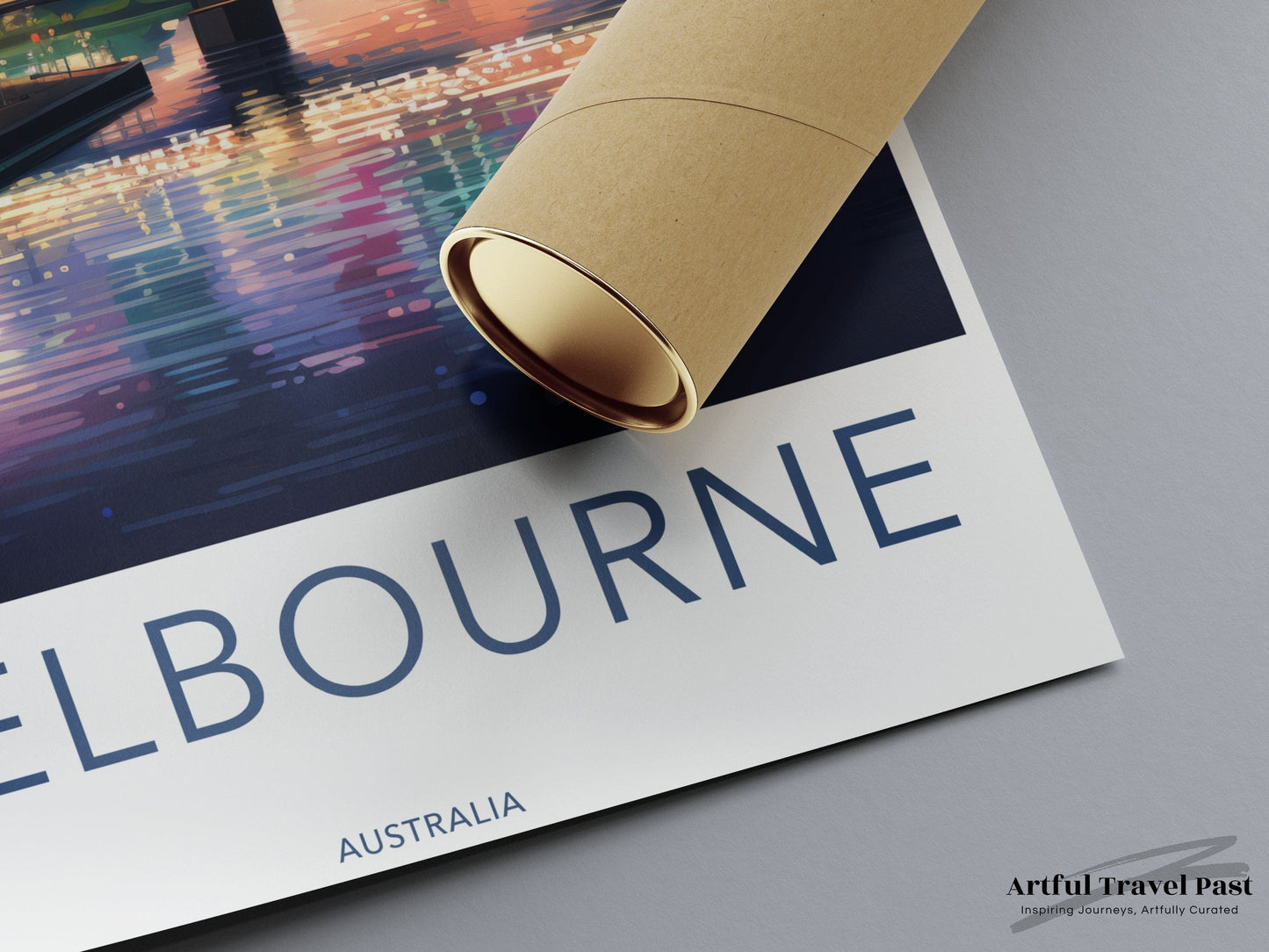 Melbourne Poster | Victoria Wall Art | Australia Decor