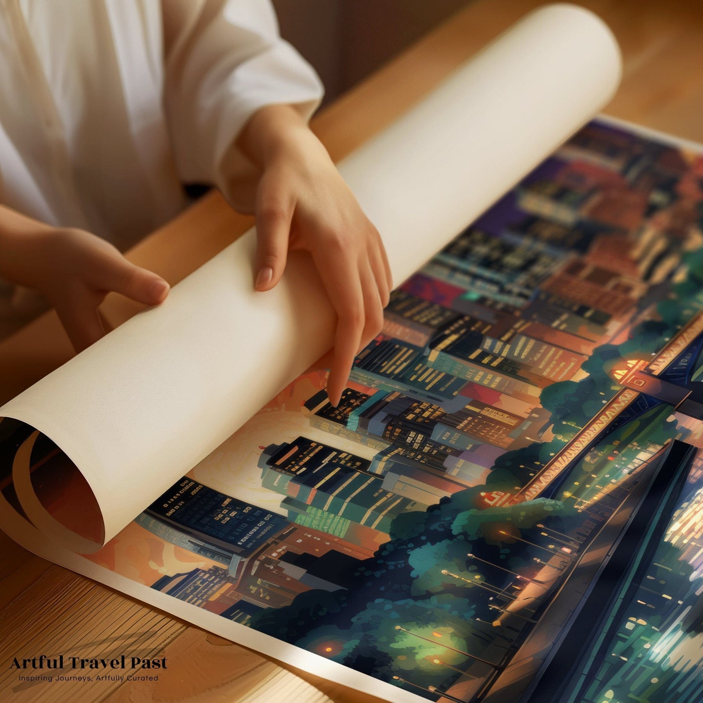 Melbourne Poster | Victoria Wall Art | Australia Decor