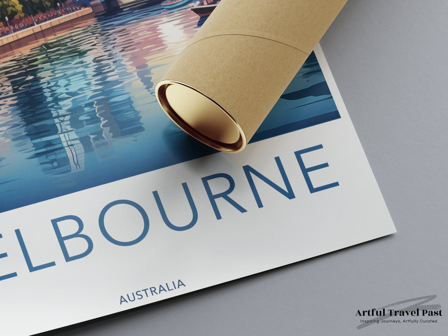 Melbourne Poster | Victoria Wall Art | Australia Decor