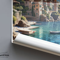 Mellieha Poster | Malta Wall Art | Europe Decor