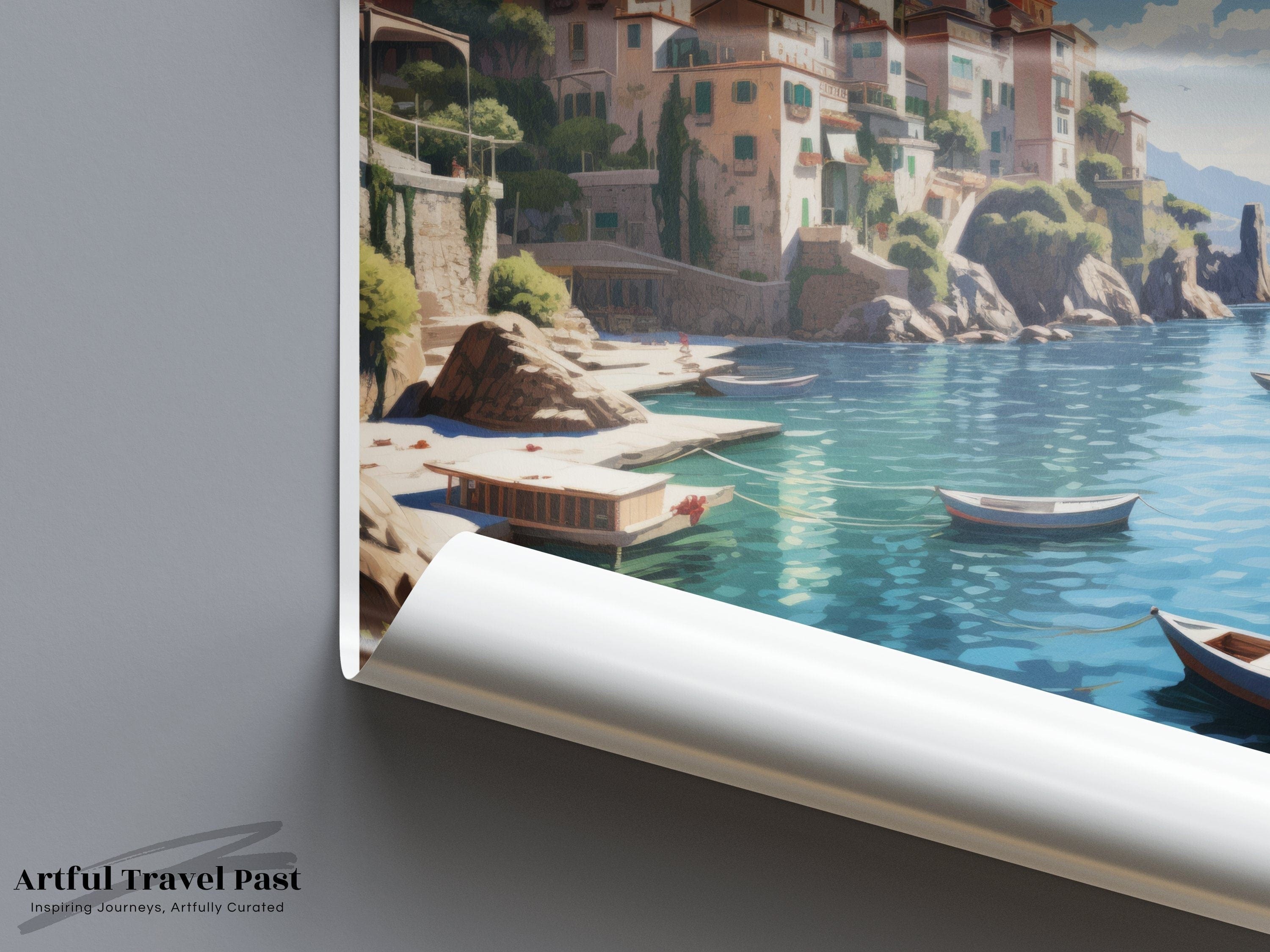 Mellieha Poster | Malta Wall Art | Europe Decor