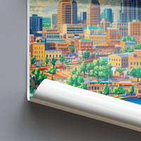 Memphis Poster - Tennessee Wall Art