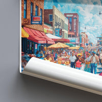 Memphis Poster - Tennessee Wall Art