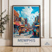 Memphis Poster - Tennessee Wall Art