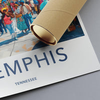 Memphis Poster - Tennessee Wall Art