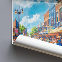 Memphis Poster - Tennessee Wall Art