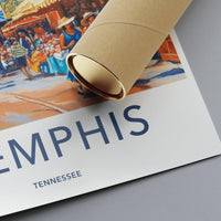 Memphis Poster - Tennessee Wall Art
