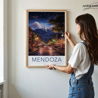 Mendoza Poster - Argentina Wall Art
