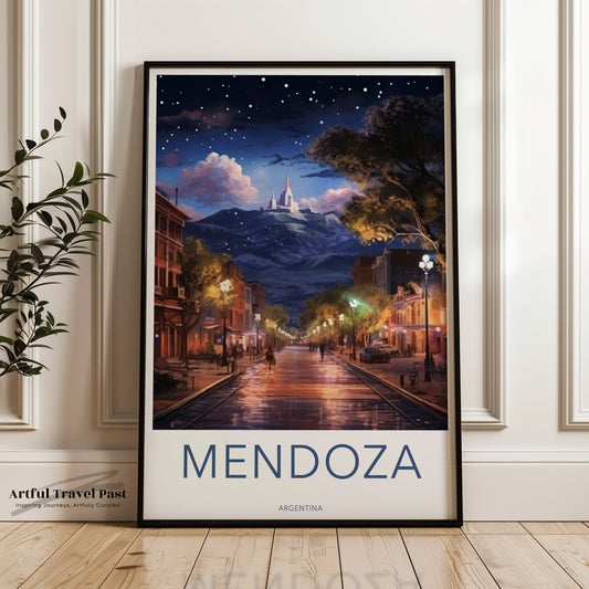 Mendoza Poster - Argentina Wall Art