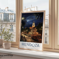 Mendoza Poster | Argentina Wall Art | South America Decor