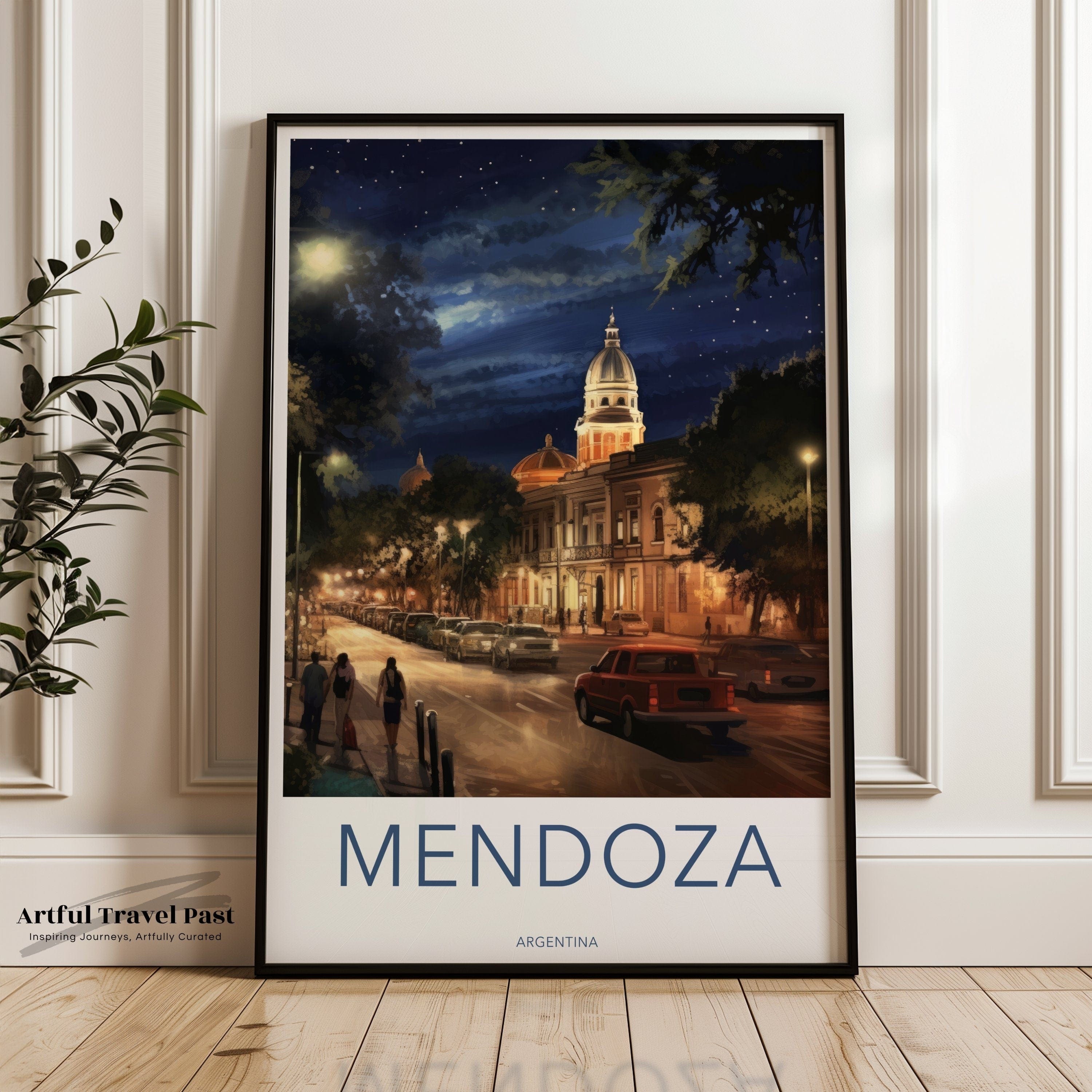 Mendoza Poster | Argentina Wall Art | South America Decor