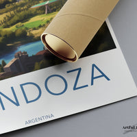 Mendoza Poster | Argentina Wall Art | South America Decor