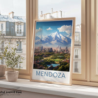 Mendoza Poster | Argentina Wall Art | South America Decor