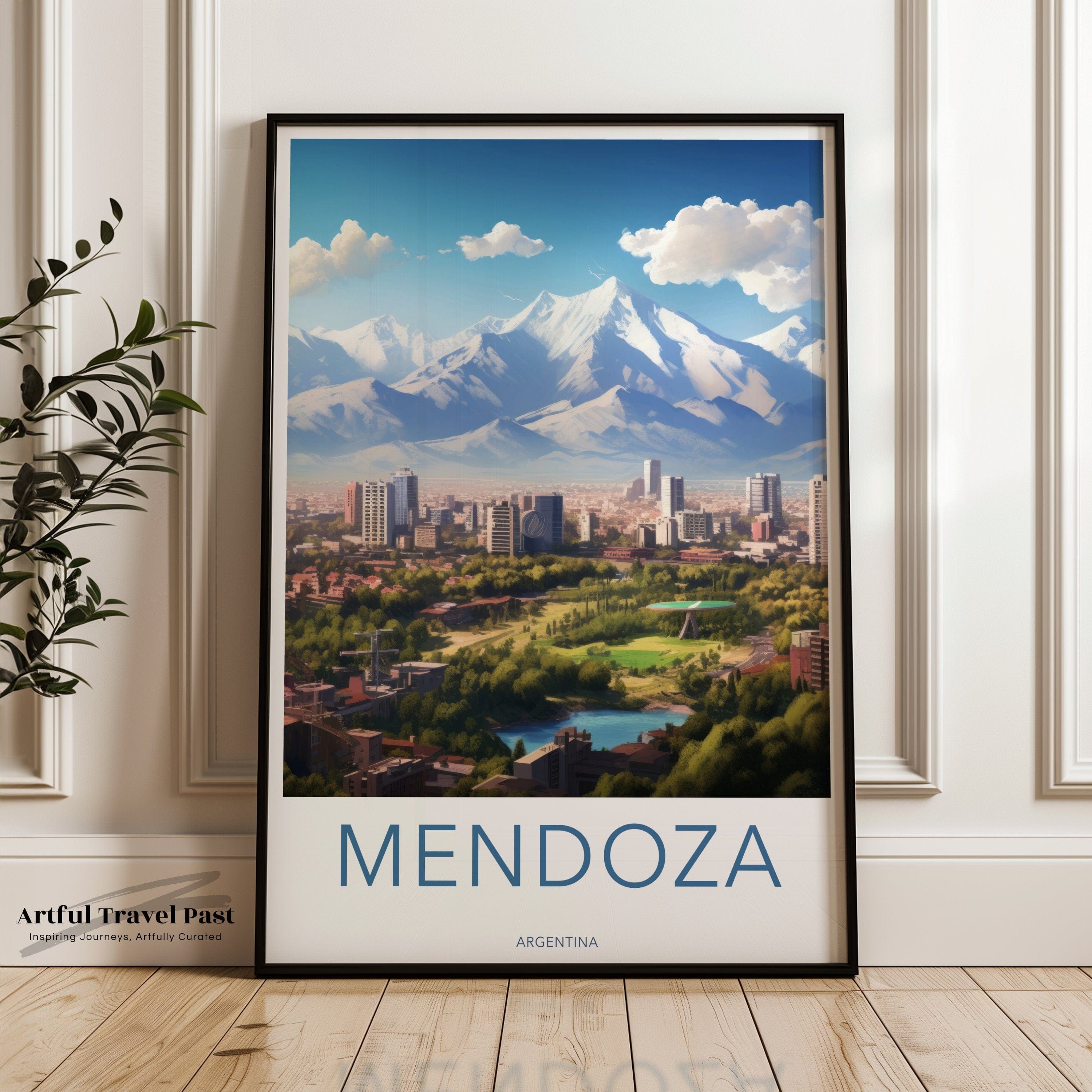 Mendoza Poster | Argentina Wall Art | South America Decor