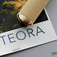 Meteora Poster - Greece Wall Art
