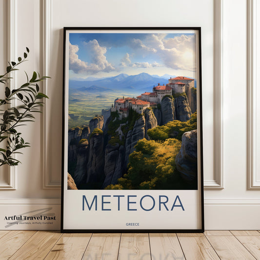 Meteora Poster - Greece Wall Art
