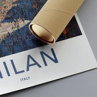Milan Poster - Italy Wall Art