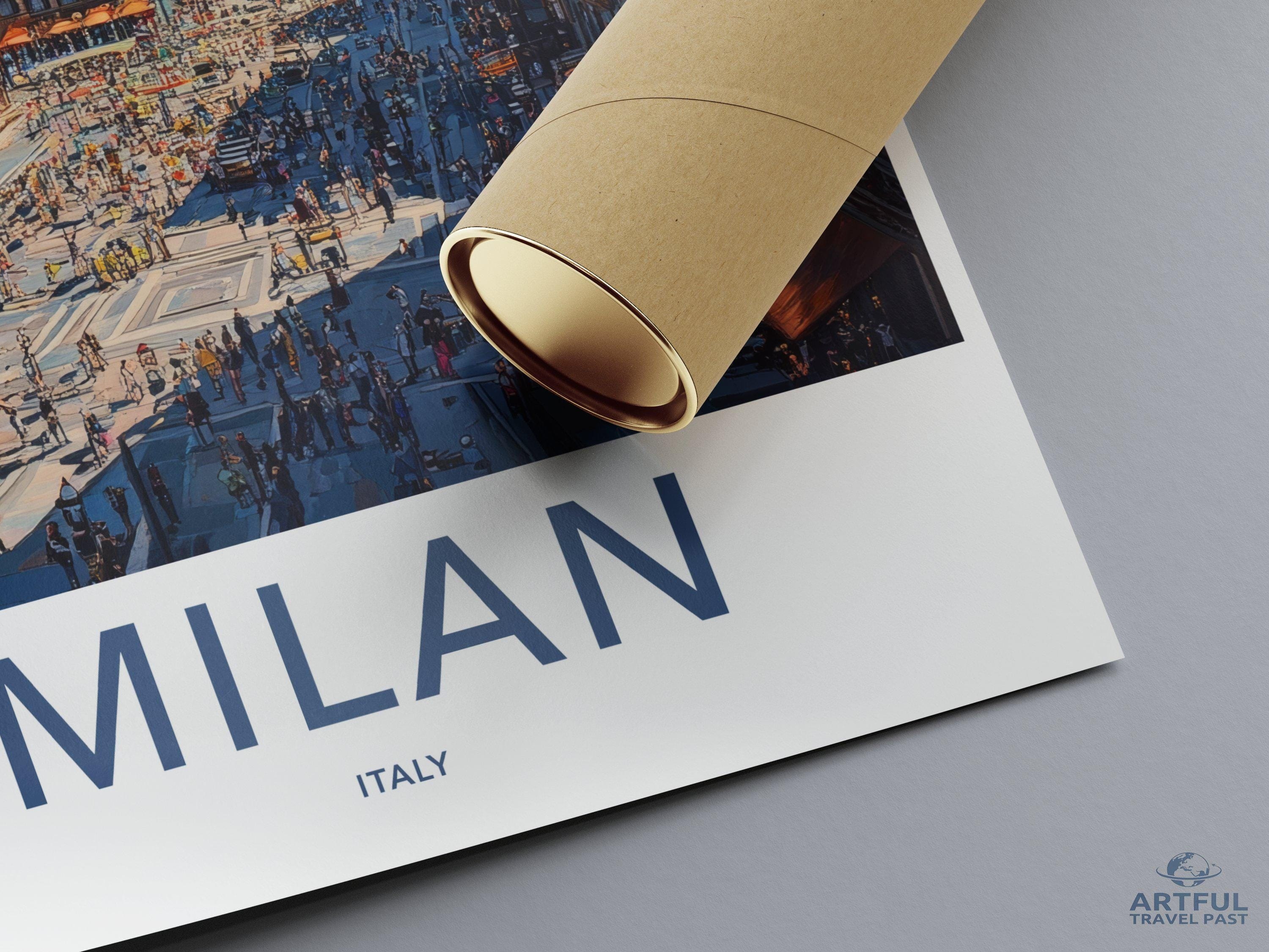 Milan Poster - Italy Wall Art