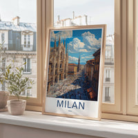 Milan Poster - Italy Wall Art
