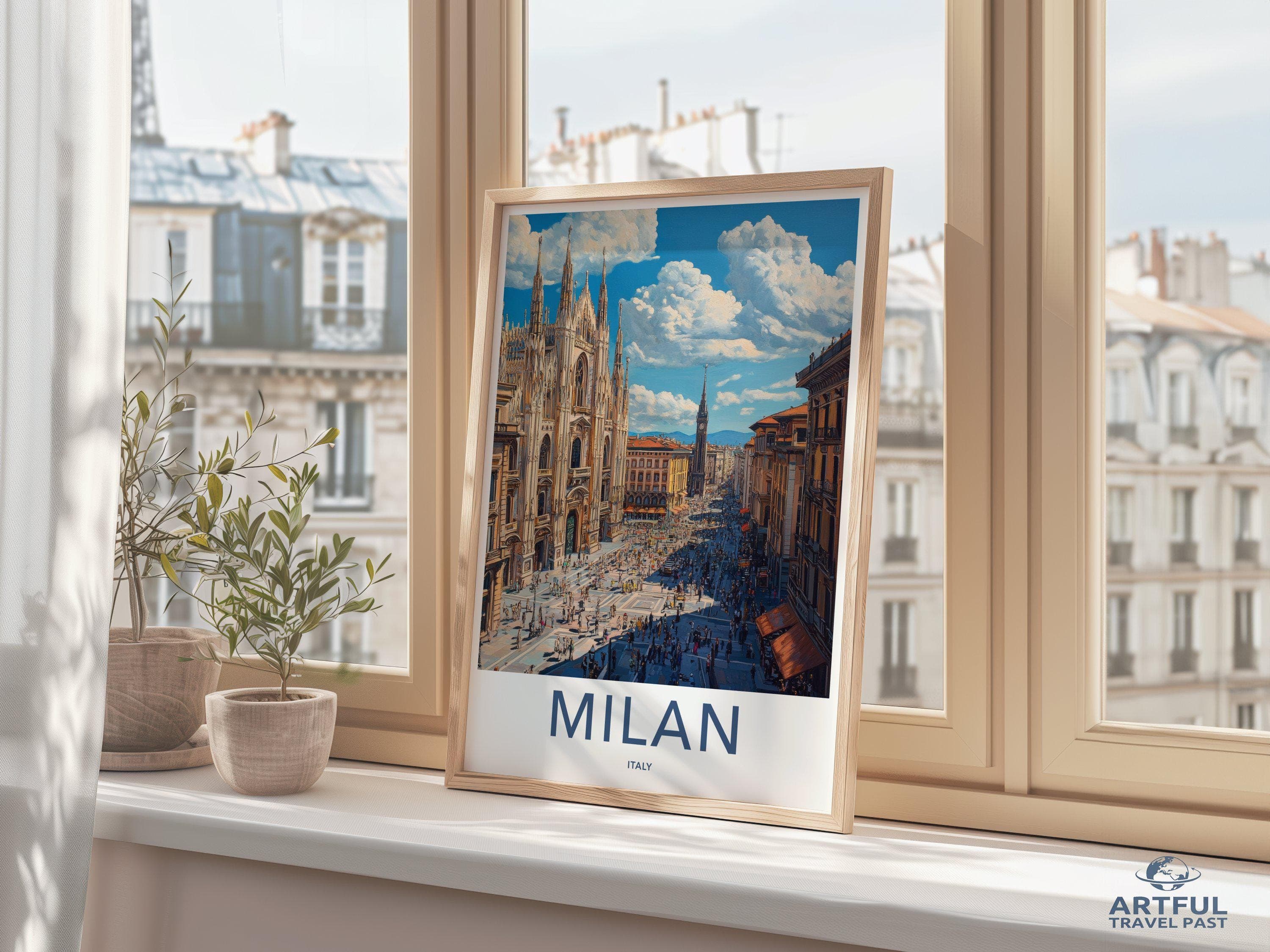 Milan Poster - Italy Wall Art