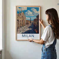 Milan Poster - Italy Wall Art