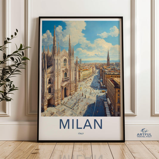 Milan Poster - Italy Wall Art