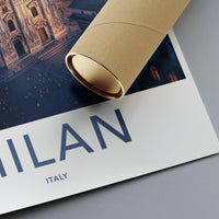 Milan Poster | Italy Wall Art | Europe Decor