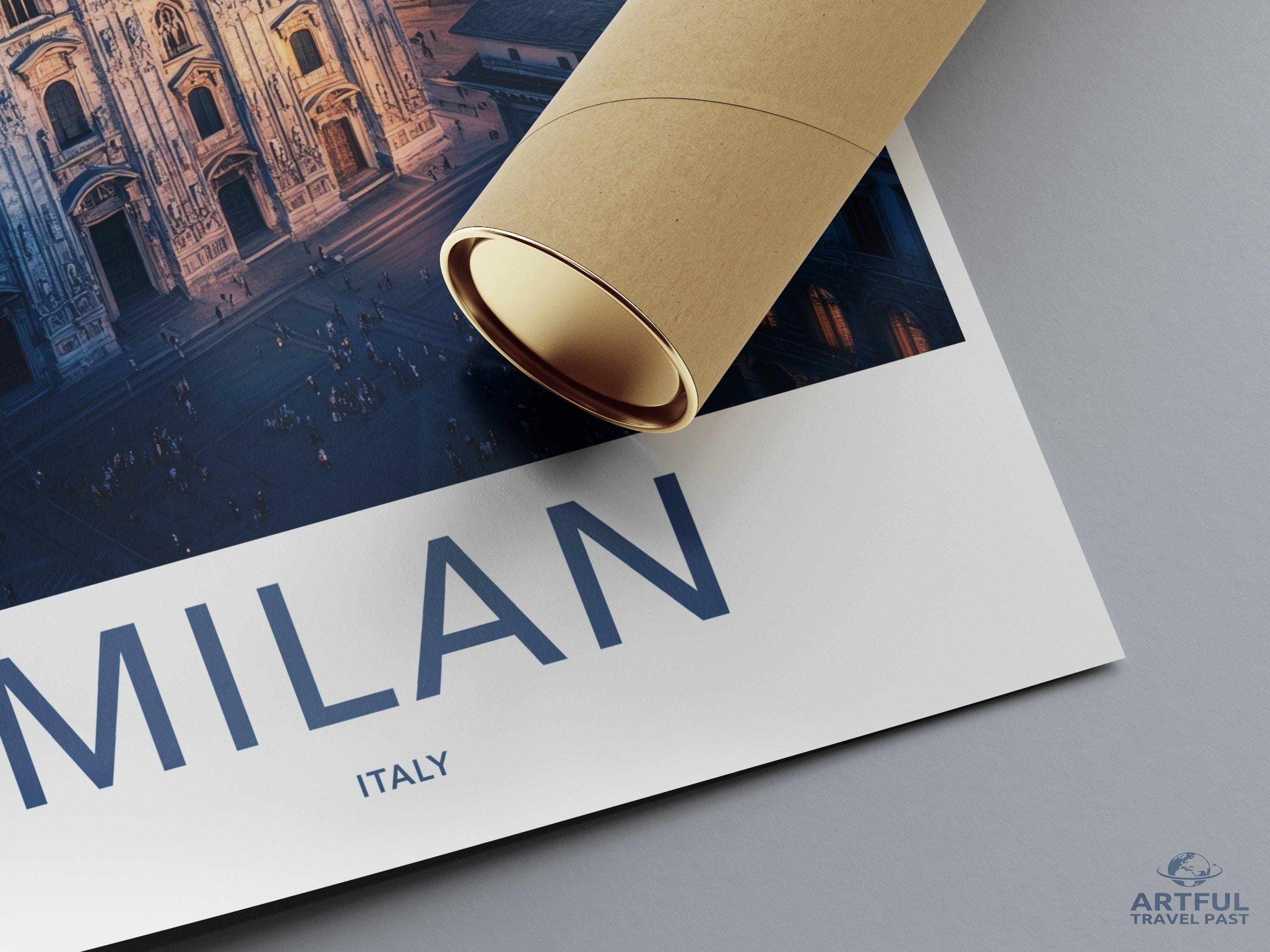 Milan Poster | Italy Wall Art | Europe Decor