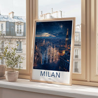 Milan Poster | Italy Wall Art | Europe Decor