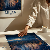 Milan Poster | Italy Wall Art | Europe Decor