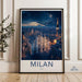 Milan Poster | Italy Wall Art | Europe Decor