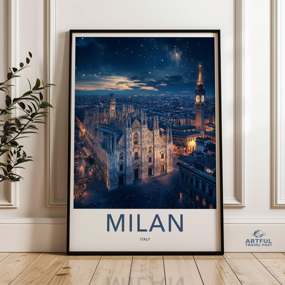 Milan Poster | Italy Wall Art | Europe Decor