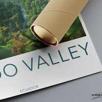 Mindo Valley Poster | Ecuadorian Rainforest | Ecuador Wall Art