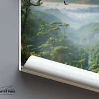Mindo Valley Poster | Ecuadorian Rainforest | Ecuador Wall Art