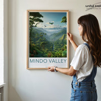 Mindo Valley Poster | Ecuadorian Rainforest | Ecuador Wall Art