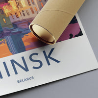 Minsk Poster - Belarus Wall Art