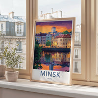 Minsk Poster - Belarus Wall Art