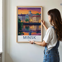 Minsk Poster - Belarus Wall Art