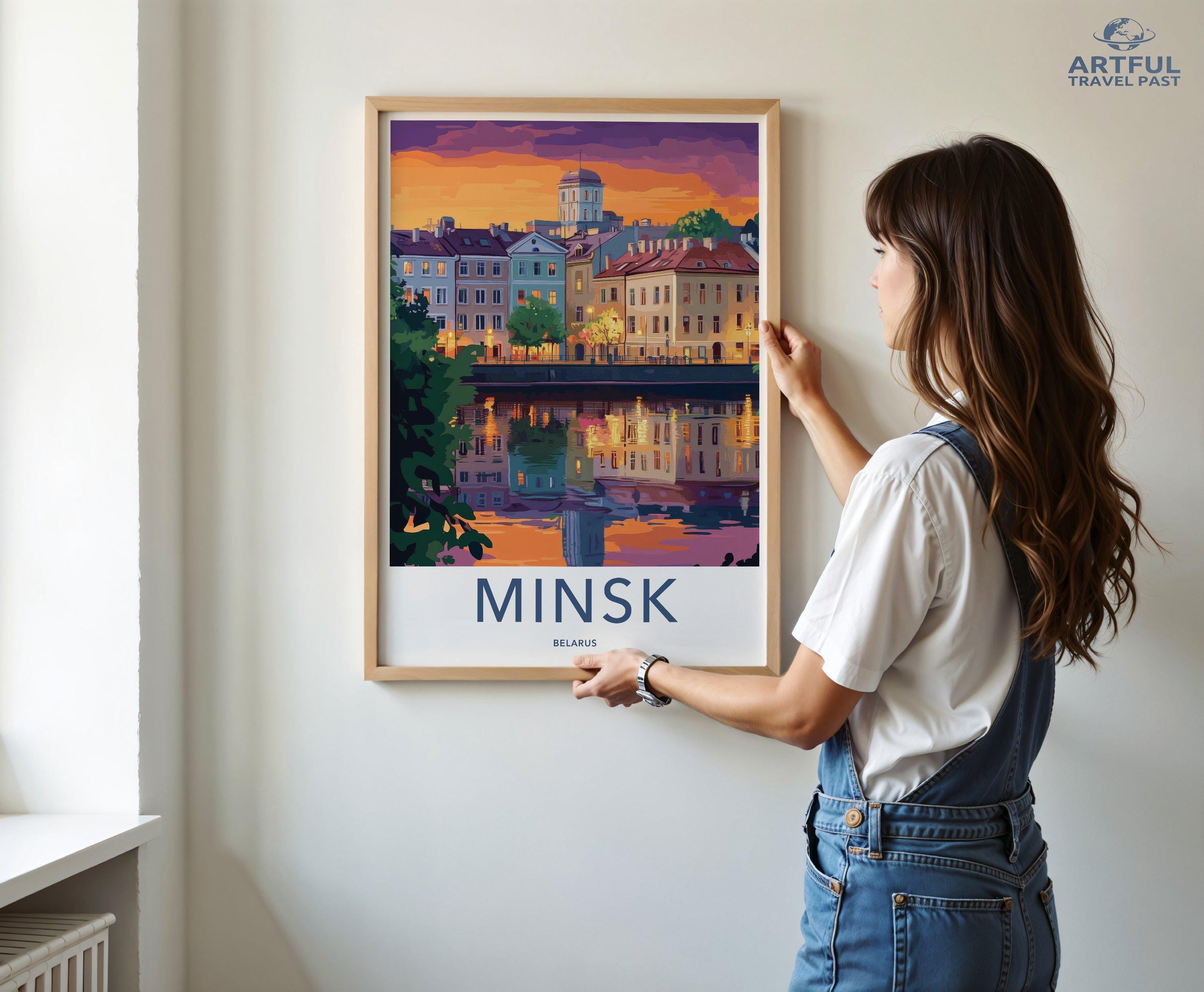 Minsk Poster - Belarus Wall Art