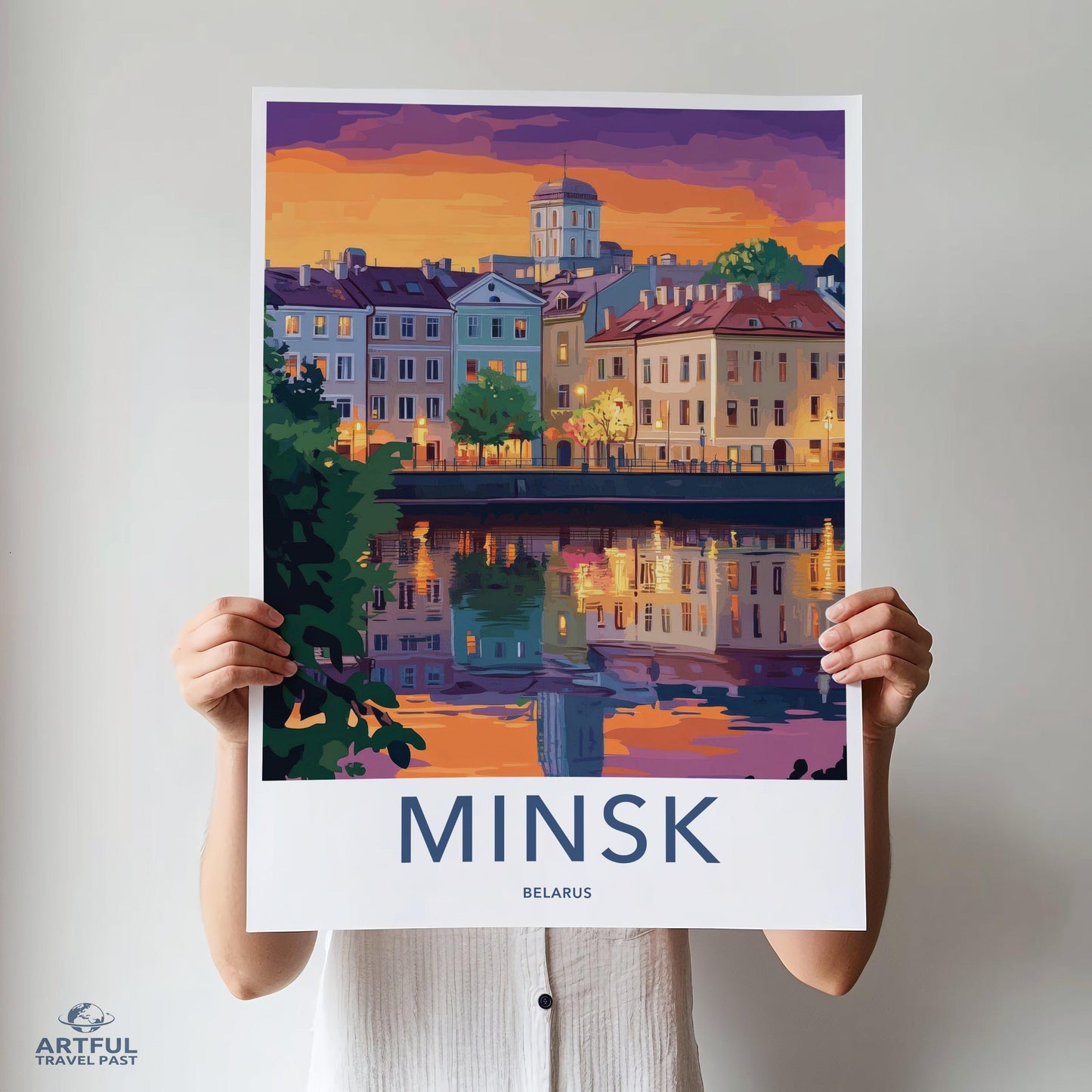 Minsk Poster - Belarus Wall Art