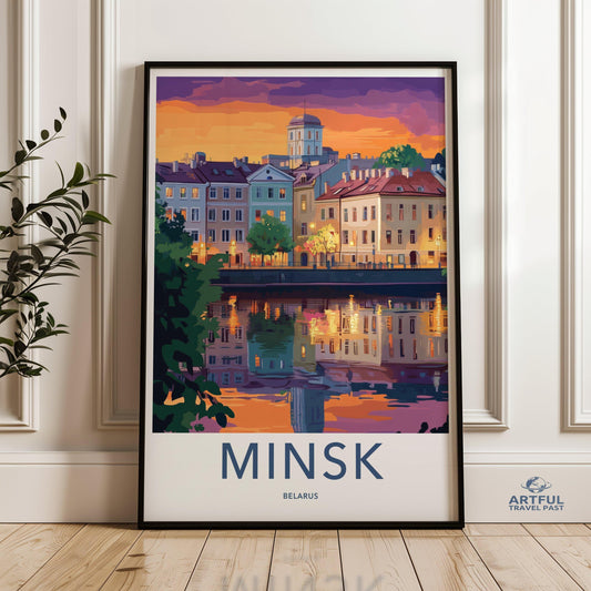 Minsk Poster - Belarus Wall Art