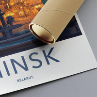 Minsk Poster | Belarus Wall Art | Eastern Europe Decor