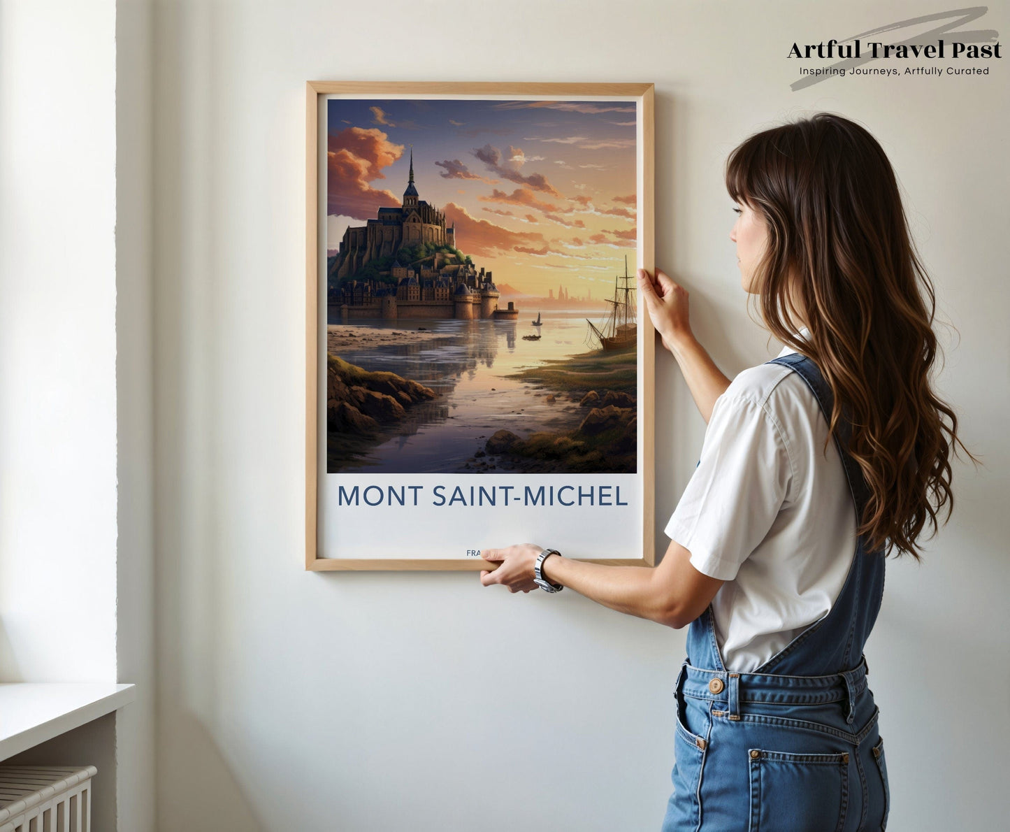 Mont Saint Michel Poster - France Wall Art