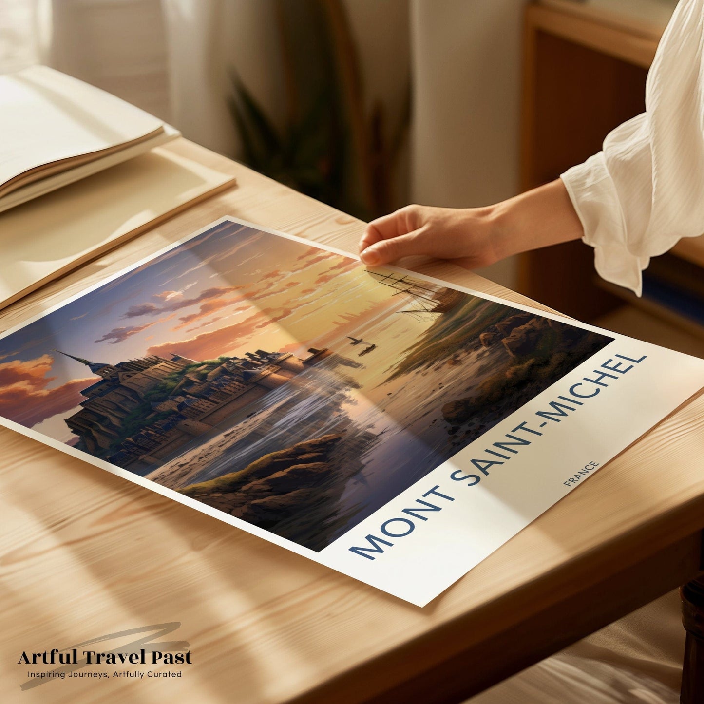 Mont Saint Michel Poster - France Wall Art