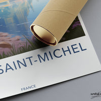 Mont Saint Michel Poster - France Wall Art