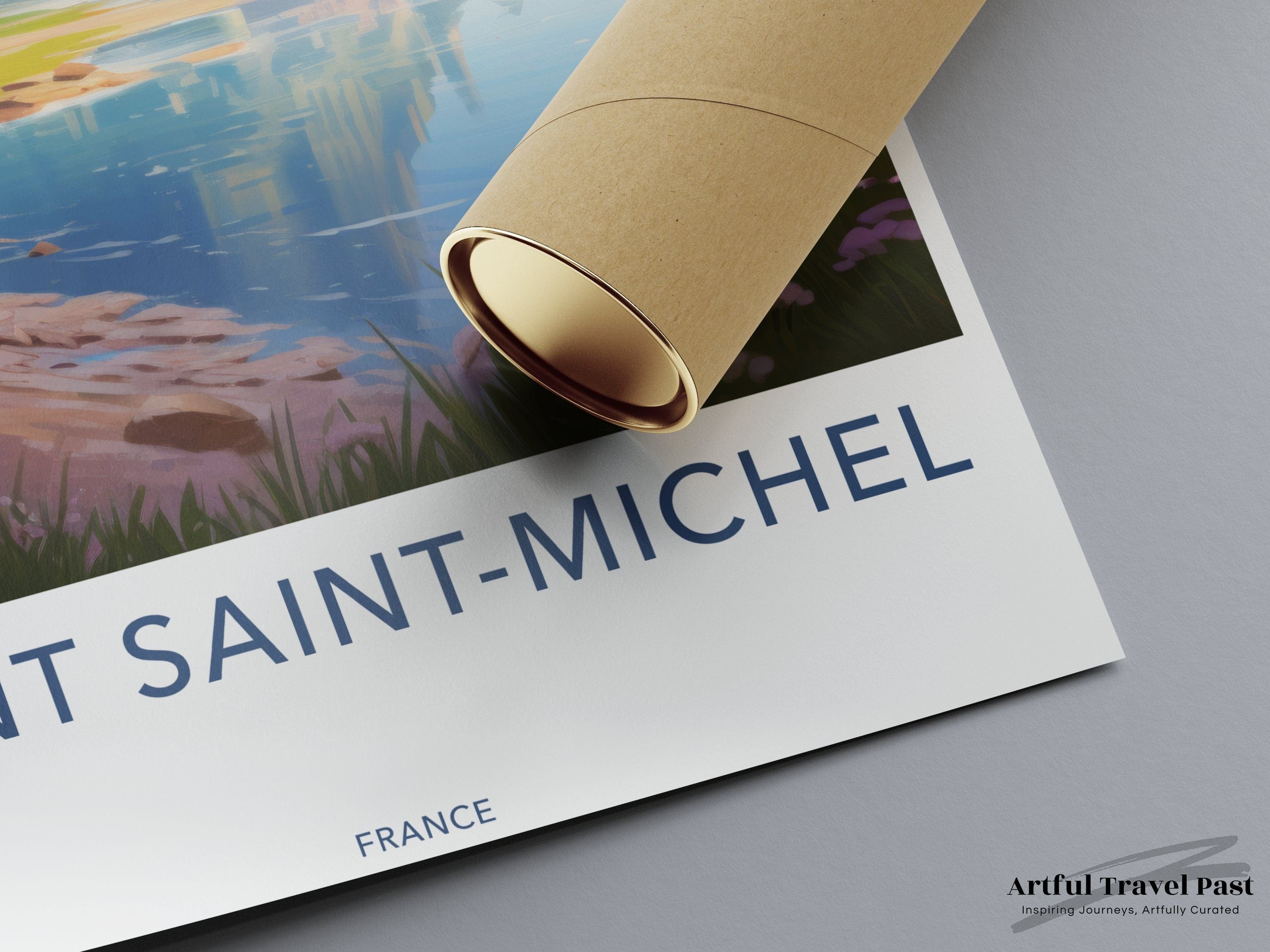Mont Saint Michel Poster - France Wall Art