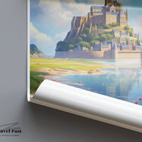 Mont Saint Michel Poster - France Wall Art
