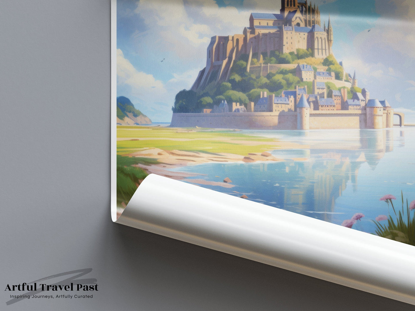 Mont Saint Michel Poster - France Wall Art